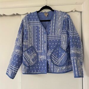 Como Vintage patchwork jacket size Large
